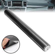 10*152cm/20cm*152cm 5D Black Car Vinyl Film Sticker Carbon Fiber Car Window Glass Decorative Film Ultra Glossy Shiny Shinning 2024 - buy cheap