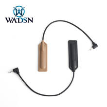 WADSN-almohadilla de presión de linterna táctica, interruptor de Control de cola de Airsoft, luces de explorador PEQ DBAL Softail M3X, accesorios WEX430 2024 - compra barato