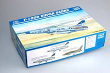 Trompeter avião modelo 02232 de escala 1/32, avião de super sabre, kit de avião de modelo 2024 - compre barato