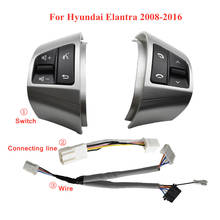 A chamada de bluetooth modificou o multi botão funcional do interruptor do volante para hyundai elantra hd 2008-2013 2024 - compre barato