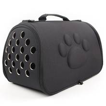 Dogs Cat Folding Pet Carrier Cage Collapsible Puppy Crate Handbag Carrying Bags Pets Supplies Transport Accessories Black 2024 - buy cheap