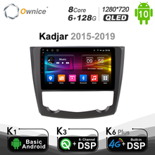 6G + 128G Ownice Octa Core Android 10,0 автомобильный DVD-плеер GPS аудио-навигация для Renault Kadjar 2015 - 2017 DAB + DSP 4G LTE SPDIF 2024 - купить недорого