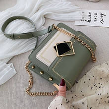 Fresh Chain PU Leather Crossbody Bags For Women 2019 Small Shoulder Messenger Bag Special Lock Design Female Travel Handbags 2024 - buy cheap