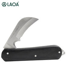LAOA-cuchillo plegable para electricista, pelacables, herramientas de bolsillo, cuchillo Jackknife, herramienta Karambit 2024 - compra barato