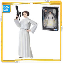 BANDAI Original S.H.Figuarts Star Wars: Episode IV - A New Hope Leia Organa Solo Anime Action & Toy figures Model Toys 2024 - buy cheap