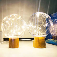 Luz Led de cielo estrellado, Bombilla USB, lámpara de mesa pequeña para dormitorio, regalo romántico, luz nocturna de cumpleaños, decoración de habitación 2024 - compra barato