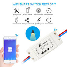 Itead Sonoff Smart Wifi Switch DIY Smart Wireless Remote Switch Domotica Wifi Light Switch Smart Home Controller Work with Alexa 2024 - buy cheap