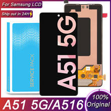 Original 6.5 lcd lcd lcd para samsung galaxy a51 5g display lcd de toque digitador da tela assembléia para samsung a516 a516b a516f a516b/ds 2024 - compre barato