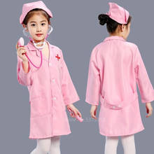 2022 Halloween doctor nurse Cosplay kids work wear Uniform Cotume Toys Set Children's Day Cross Clothing for Kids simulation 2024 - buy cheap