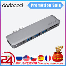 USB-хаб dodocool 7 в 1 со слотом для SD-и TF-карт 2024 - купить недорого