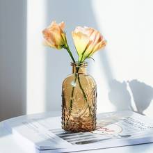 250 мл стеклянная ваза скандинавского дизайна с резной пробкой вечерние украшения для дома Цветочная композиция для вазы настольные вазы цветок 2020 2024 - купить недорого