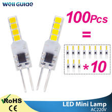 100pcs LED Bulb led lamp G4 3w AC 220V 230V 240V led light g4 SMD2835 Spotlight Chandelier Lighting Replace 30w 40W Halogen Lamp 2022 - buy cheap