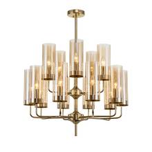 Postmodern light luxury chandelier Simple bedroom hotel light suite decoration restaurant chandelier blue glass living room lamp 2024 - buy cheap