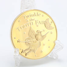 Tooth Fairy Gold Plated Non-currency Coin Elf Pattern Physical Commemorative Coins Creative Gifts Decoration Crafts for Kids 2024 - buy cheap