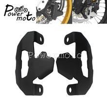 Para honda crf1000l aftica twin 2016-2018 moto cnc preto dct aventura esquerda direita frente pinça de freio guarda disco capa 2024 - compre barato