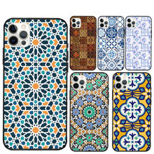 Moroccan Tile Soft Cover For iPhone 12 11 Pro Max X XR XS Max 5S SE 2020 8 7 Plus 13 Mini Phone Case 2024 - buy cheap