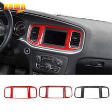 BAWA Interior Mouldings Center Console Navigation Panel Decoration Cover Trim Accessories For Dodge Charger 2015+ 2024 - buy cheap