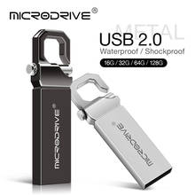Unidad Flash USB 2,0 de Metal, Pendrive portátil de 128 GB, 64GB, 32GB, 16GB 2024 - compra barato