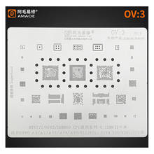 AMAOE-Plantilla de Reballing para teléfono BGA, dispositivo de alta calidad para reparación de CPU VIVO X20, X20i, Y75, MT6771, MT6763, SDM660, WIFI, Nand IC 2024 - compra barato