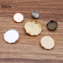BoYuTe (100 Pieces/Lot) 12-15-20-25MM Cameo Cabochon Base Blank Button Tray Bezel Handmade Diy Jewelry Accessories 2024 - buy cheap