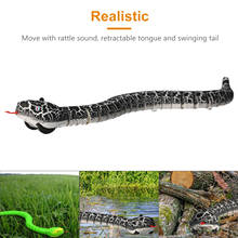 15.5in Realistic Remote Control RC Snake Toy With Shaped Infrared Control Creative Simulation Remote Control Toy Kids Gifts 2024 - buy cheap