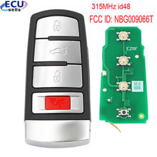 3+1 Button ASK315 MHz Keyless-Go Remote Key for VW Passat 2006-2013 , 2009-2015 CC 48 CHIP / FCC ID: NBG009066T 2024 - buy cheap