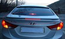 ABS Car Rear Wing Trunk Lip Spoiler With lamp For Hyundai Elantra 2012 2013 2014 2015 2024 - buy cheap