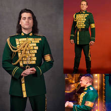 Musical WICKED Fiyero Cosplay Costume Mens Military Officer Uniform Suit Custom Made H001 2024 - buy cheap