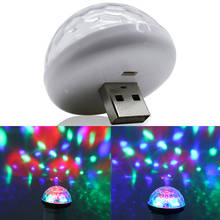 1x Car USB RGB Mini Interior Atmosphere Neon Light Colorful Music LED Decor Lamp 2024 - buy cheap