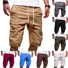 2021 Fashion Men Shorts Cargo Summer Jogger Solid Short Pants Mens Casual Comfortable Shorts Outdoor Beach Shorts Size S-4XL 2024 - buy cheap