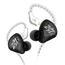 KZ ZST X Hanging In Ear Earphone Hybrid Headset HIFI Bass Noise Cancelling Sports DJ Earbuds For ZSN ZAX ZSX Wired Mike Gamer pP 2024 - buy cheap