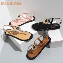 2021 Summer Women's Sandals Heart Shaped Rhinestone flip-flops T-type Sandals Fashion Casual Flat Beach Shoes Female Sandals 2024 - buy cheap