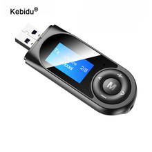 5.0 Bluetooth Adapter Wireless LED Display USB Bluetooth Receiver Music Audio Transmitter Noise Reduction HIFI Sound 3.5mm AUX 2024 - buy cheap