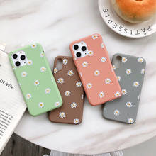 Cute Daisy Flower Case For iphone X XR XS MAX 12 mini 11 Pro Max Soft Silicone Case For iphone 6 6s 7 8 Plus SE Soft Cover Cases 2024 - buy cheap