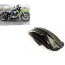 Guardabarros trasero para motocicleta, guardabarros negro para Harley Sportster 1200 883 Bobber Cafe Racer 2024 - compra barato
