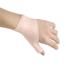 Estabilizador de pulgar para muñeca, soporte de brazo, alivio del dolor de pulgar para artritis, guante Protector de silicona para masaje de manos 2024 - compra barato