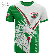 Мужские/женские летние повседневные Забавные футболки tessвам с эмблемой страны Уэльса, татуировкой дракона Cymru, 3DPrint, уличная одежда A3 2024 - купить недорого