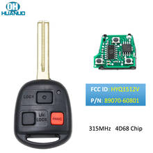 Mando a distancia de 3/2 + 1 botones, mando a distancia de 315MHz con Chip 4D68 para Lexus GX470 LX470 FCC ID : HYQ1512V p/n: 89070-60801 2024 - compra barato