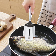 Сковорода для рыбы Лопата для кухни из нержавеющей стали лопатка для сковородки зажим для жареной рыбы лопатка для стейков домашние блинчики для Жарки Рыбы лопатка-вилка инструмент 2024 - купить недорого