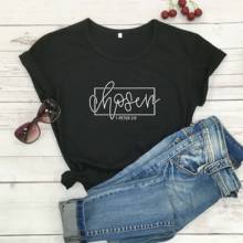 Camiseta de algodón estampada para chica, prenda de vestir, de estilo Hipster, con personalidad religiosa, regalo grunge, tumblr, tops-L836 2024 - compra barato