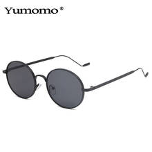 2020 Oval SunglassesWomen Men Glasses Lady Luxury Retro Metal Sun Glasses Vintage Black Red Mirror UV400 oculos de sol 2024 - buy cheap