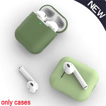 Soft New Silicone Cases For Apple Airpods Bluetooth-compatible Wireless Earphone Cover For Apple AirPods Charging BoxBags Cover 2024 - buy cheap