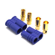 5 / 10 / 20 / 50 Pairs EC8 Connector 8.0mm Banana Plug Bullet Gold Connector Female Male for RC ESC LIPO Battery/Motor 2024 - buy cheap