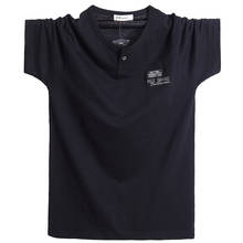 2021 Plus Size M-3XL 5XL 6XL Men Big Tall T-shirt Short Sleeves Oversized T Shirt Cotton Male Tee Summer Fit TShirt Summer Tops 2024 - buy cheap