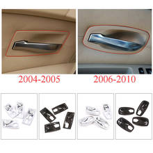 Manija de puerta Interior de ABS de fibra de carbono, embellecedor de cubierta decorativa para BMW serie 5, E60, E61, 2004-2010 2024 - compra barato