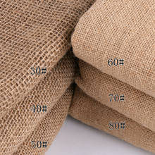 160cm width Linen fabric rough raw jute fabric natural color photography background faux linen Canvas fabric for DIY material 2024 - buy cheap