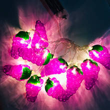 Grape string LED fruit light Wedding Fairy Light Christmas LED Festoon String Light Party Garden holiday room decorated 2024 - buy cheap