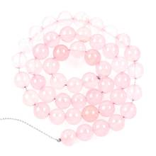Natural Stone Pink Transparent Alabaster Charm Loose Beads For Jewelry Making Needlework Bracelet DIY Pick Size Strand 6 8 10 MM 2024 - buy cheap