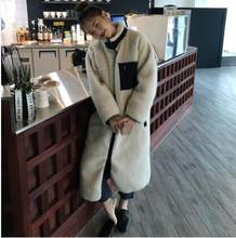 New Fur Coat Faux Fur Coat Women Winter  Harajuku Teddy Coat Wool Lamb Fur Korean Turtleneck Double-sided Wear Thick Warm Coat 2024 - buy cheap