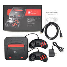 Coolbaby-consola de videojuegos Retro HD16 para casa, compatible con tarjeta integrada, 188 juegos con mandos de juego con cable para Sega 2024 - compra barato